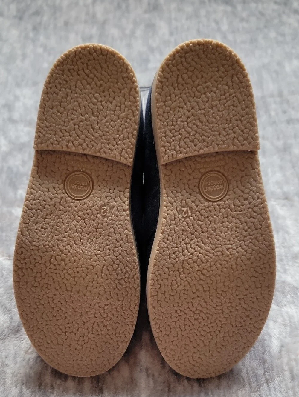 Toddler Navy Suede Ankle Boots with Velcro Closure Size 12